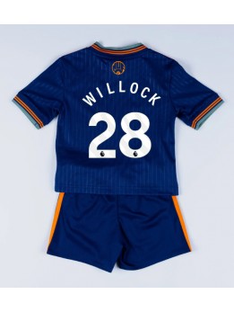 Newcastle United Joe Willock #28 Dječji Rezervni Dres kompleti 2025-26 Kratak Rukavima (+ kratke hlače)